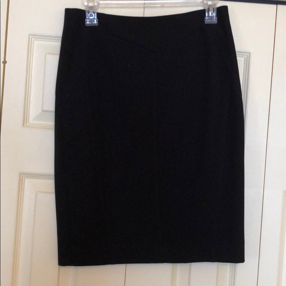 Black formal skirt